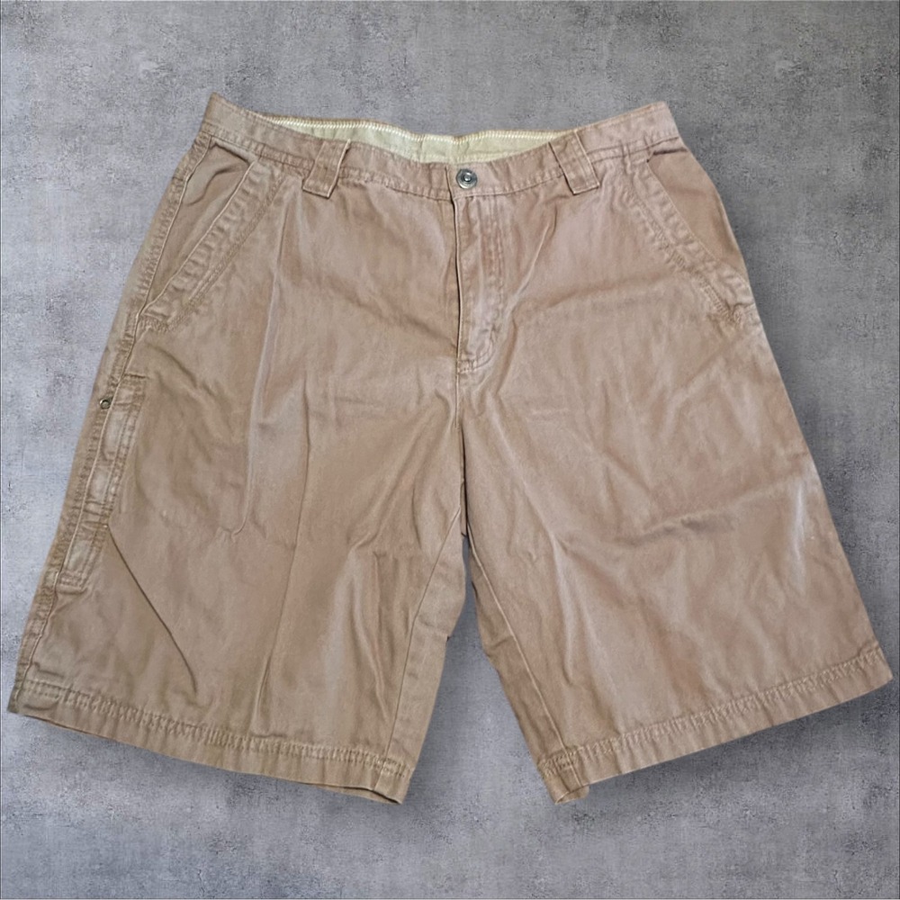 Columbia Sportswear Brown Shorts Men's 34 Omni-Shield Advance Repellency 11" EUC